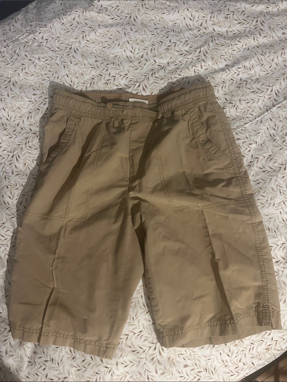 Kohl's boys  Tan Elastic-Waist Hybrid Shorts